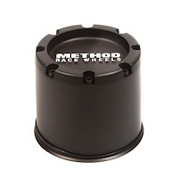 CP-1524B100-S1 Center Cap, 1524, 94 mm, Black, Push-Thru