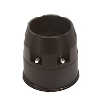 CP-1717B140-S1 Center Cap, 1717, 130 mm, Black, Push-Thru