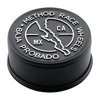 CP-BAJA108P-B Center Cap, Baja, 108 mm, Push-Thru, Black