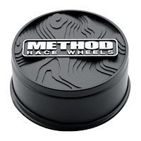 CP-TOPO108P-B Center Cap, TOPO, 108 mm, Push-Thru, Black