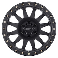 MR30489060512N STREET MR304 Double Standard Wheel [Size: 18" x 9"] Matte Black