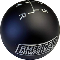 SKUN-10013K 5-Speed Shifter Ball, 2 in. Diameter, Fits 3/8 in.-16 & 3/8 in.-24 Handle, Gunmetal