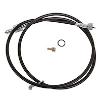 SPUN-20001 Speedometer Cable, thread on, 62 in., For pre-69 GM/Ford/Mopar to TKO/TKX/T5/Magnum