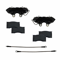 BCC0001 Brake Caliper Kit, Front Kit w/Black Powder Coated Calipers