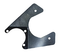 BRKT0004L Disc Brake Caliper Bracket for 10 & 12-Bolt using Trans Am Rotors and Calipers [Left Side]