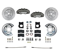 FC0005SMX Brake Conversion Kit, Spindle Kit w/Drilled Rotors & Anodized Calipers