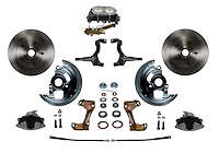 Chevy II/Nova Front Disc Brake Conversion Kit w/Stock Height Spindles
