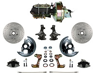 Chevy II/Nova Front Disc Brake Conversion Kit w/2 in. Drop Spindles
