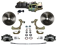 1955-1958 Chevy Tri-Five, GM Full Size Front Disc Brake Conversion Kit w/ Factory Spindles