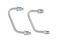 Global_5 Brake Line Set, Corvette Master Cylinder Line Set Bottom Mount Valve