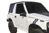 Replacement Soft Top - Black Diamond - Tracker, 1986-1994 Suzuki Sidekick