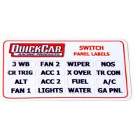 Labels for Small Switch Panels