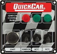 Ignition Control Panel Includes Ignition Switch, Starter Button, 2 Accessory Switches & 3 Pilot Lights