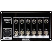 Ignition Control Panel Includes Push Start, Ignition Switch, and 5 Toggle Switches