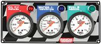 Standard 3-Gauge Panel Oil Pressure/Water Temp/Fuel Pressure Checkered Flag