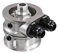 19-SP76-F86-22 Hyperflow Sandwich Oil Filter Adapter for BRZ/FR-S/86, w/ Spacer For Recessed Oil Filter Applications