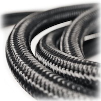 21-LWN04-48 Lightweight Fiber Braided Hose, Pre-Cut Length: 48 ft., -04AN