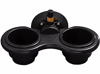 MC5303B 2-Cup Holder, Angle Mount - Black