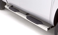 Oval Nerf Bars [6 in.] for Select 2007-2016 Chevrolet Silverado, GMC Sierra Trucks [Polished Stainless Steel]