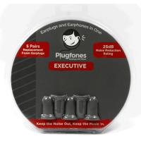 Grey Foam Earplug Replacements for Executive Plugfones
