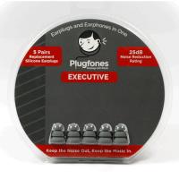 Grey Silicone Earplug Replacements for Executive Plugfones