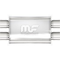 11386 Oval Straight-Through Performance Exhaust Muffler