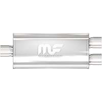 12198 Oval Straight-Through Performance Exhaust Muffler