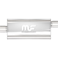 12229 Oval Straight-Through Performance Exhaust Muffler