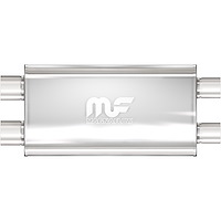 12569 Oval Straight-Through Performance Exhaust Muffler