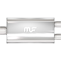 12587 Oval Straight-Through Performance Exhaust Muffler