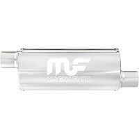 12636 Round Straight-Through Performance Exhaust Muffler