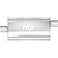 12909 Oval Straight-Through Performance Exhaust Muffler