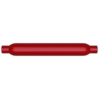 13134 Redpack Round Glasspack Performance Exhaust Muffler