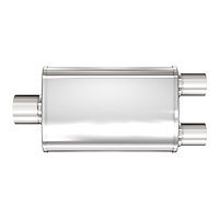 Oval XL Performance Exhaust Muffler [Satin]