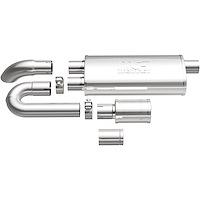 Oval xMOD Performance Exhaust Muffler [Satin]