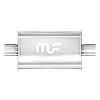 14150 Oval Straight-Through Performance Exhaust Muffler