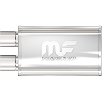 14210 Oval Straight-Through Performance Exhaust Muffler