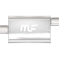 14329 Oval Straight-Through Performance Exhaust Muffler