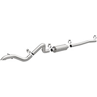 15237 Rock Crawler Series Cat-Back Performance Exhaust System Fits Select Jeep Models