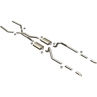15816 Street Series Crossmember-Back Performance Exhaust System for 1967-1970 Ford Mustang