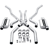15852 Street Series Crossmember-Back Performance Exhaust System Fits Select Dodge, Plymouth Models