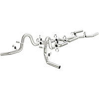 15897 Street Series Crossmember-Back Performance Exhaust System Fits Select Buick, Chevrolet, Oldsmobile, Pontiac Models