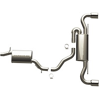 16719 Touring Series Cat-Back Performance Exhaust System for 2008-2009 Audi TT Quattro