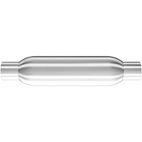 18113 Round Glasspack Performance Exhaust Muffler