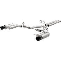 19645 Competition Series Cat-Back Performance Exhaust System Fits Select Ford Mustang