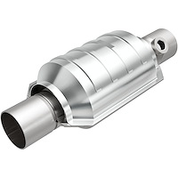 Pre OBD-II Universal Catalytic Converter Body Shape: Round, Center/Center