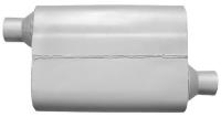 Rumble 4.5" x 9.75" Body Turbo Performance Muffler Offset In/Offset Out: 2.5"/2.5"