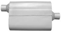 Rumble 4.5" x 9.75" Body Turbo Performance Muffler Offset In/Center Out: 2.25"/2.25"
