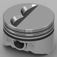 Chevy 350ci Hypereutectic Pistons Flat Top