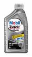 Mobil Super Synthetic Oil, 5W-30, 1-Quart Bottle